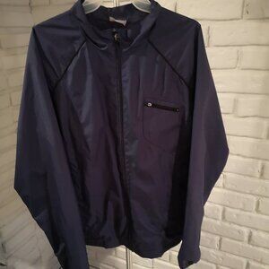 Danskin Now Ladies Navy with Black Accents Full Zip Athletic Jacket